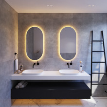 Ablaze Oval LED Backlit Mirror